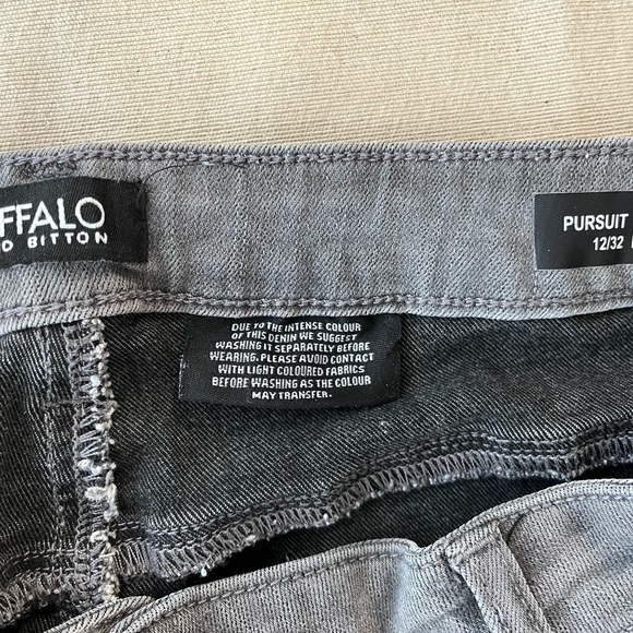 Buffalo David Bitton Jeans Gray size 12/32 - Picture 5 of 5